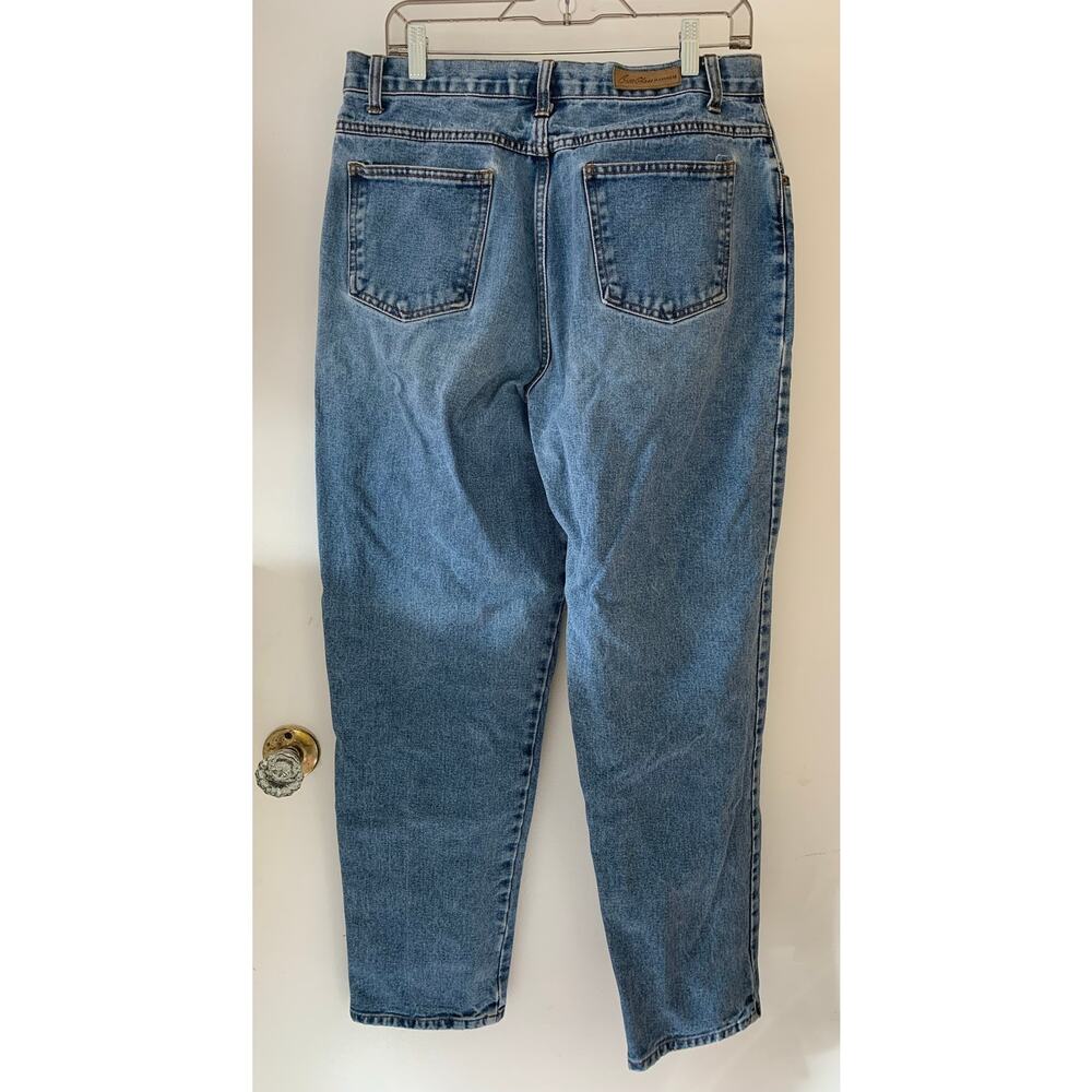 Vintage Bill Blass Jeans Easy Fit Mom Taper Fit Size 14 Blue Denim Retro 90s - Picture 3 of 13